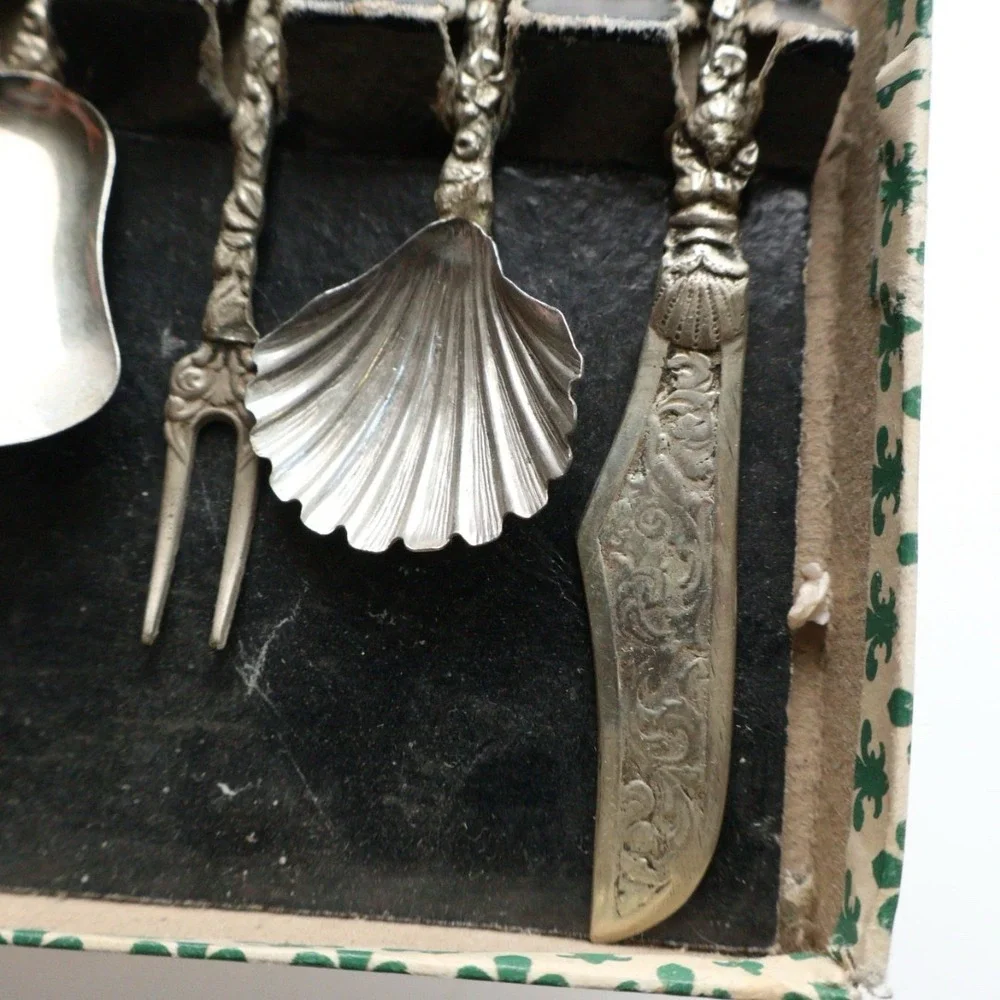 VTG Candlelight Silver Florence Mini Utensil Set Hors d'oeuvres